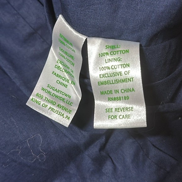 Lilly Pulitzer Gabby Shift Dress Navy Blue Size 8 - Picture 7 of 10